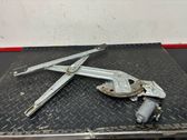 Rear door window regulator with motor