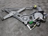 Rear door window regulator with motor