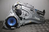 Rear door window regulator with motor