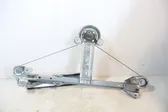 Rear window lifting mechanism without motor