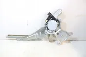 Rear window lifting mechanism without motor