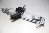 Rear window lifting mechanism without motor