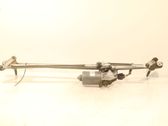 Front wiper linkage and motor