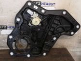 Rear window lifting mechanism without motor