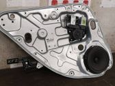 Rear window lifting mechanism without motor