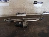 Front wiper linkage and motor