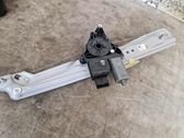 Rear window lifting mechanism without motor
