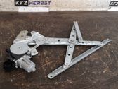 Rear window lifting mechanism without motor