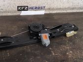 Aizmugurē elektriskais loga pacelšanas mehānisms bez motoriņa