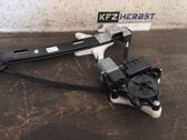 Rear window lifting mechanism without motor