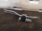 Front wiper linkage and motor