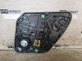 Rear window lifting mechanism without motor