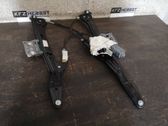 Rear window lifting mechanism without motor