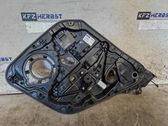 Rear window lifting mechanism without motor