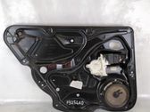 Rear door window regulator with motor