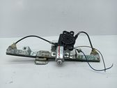 Rear door window regulator with motor
