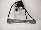Rear door window regulator with motor