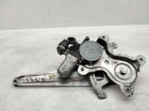 Rear door window regulator with motor
