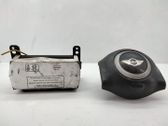 Airbag set with panel