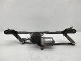 Front wiper linkage and motor
