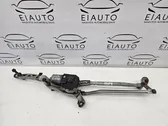 Front wiper linkage and motor