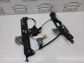 Rear door window regulator with motor