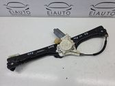 Rear door window regulator with motor