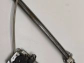 Rear door window regulator with motor