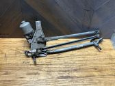 Front wiper linkage and motor