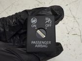 Passenger airbag on/off switch