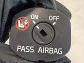 Passenger airbag on/off switch