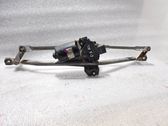 Front wiper linkage and motor