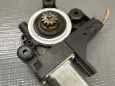 Rear door window regulator with motor