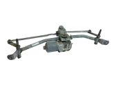 Front wiper linkage and motor
