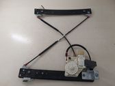 Rear door window regulator with motor