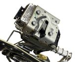 Rear door window regulator with motor
