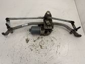 Front wiper linkage and motor