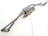 Front wiper linkage and motor