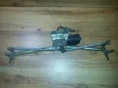 Front wiper linkage and motor