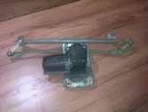 Front wiper linkage and motor