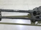 Front wiper linkage and motor