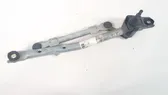 Front wiper linkage and motor