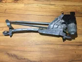 Front wiper linkage and motor