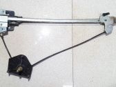 Sliding door window regulator with motor