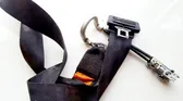 Rear seatbelt buckle
