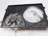 Radiator cooling fan shroud