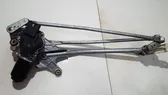 Front wiper linkage and motor