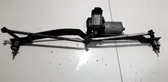 Front wiper linkage and motor