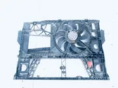 Radiator cooling fan shroud