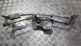 Front wiper linkage and motor